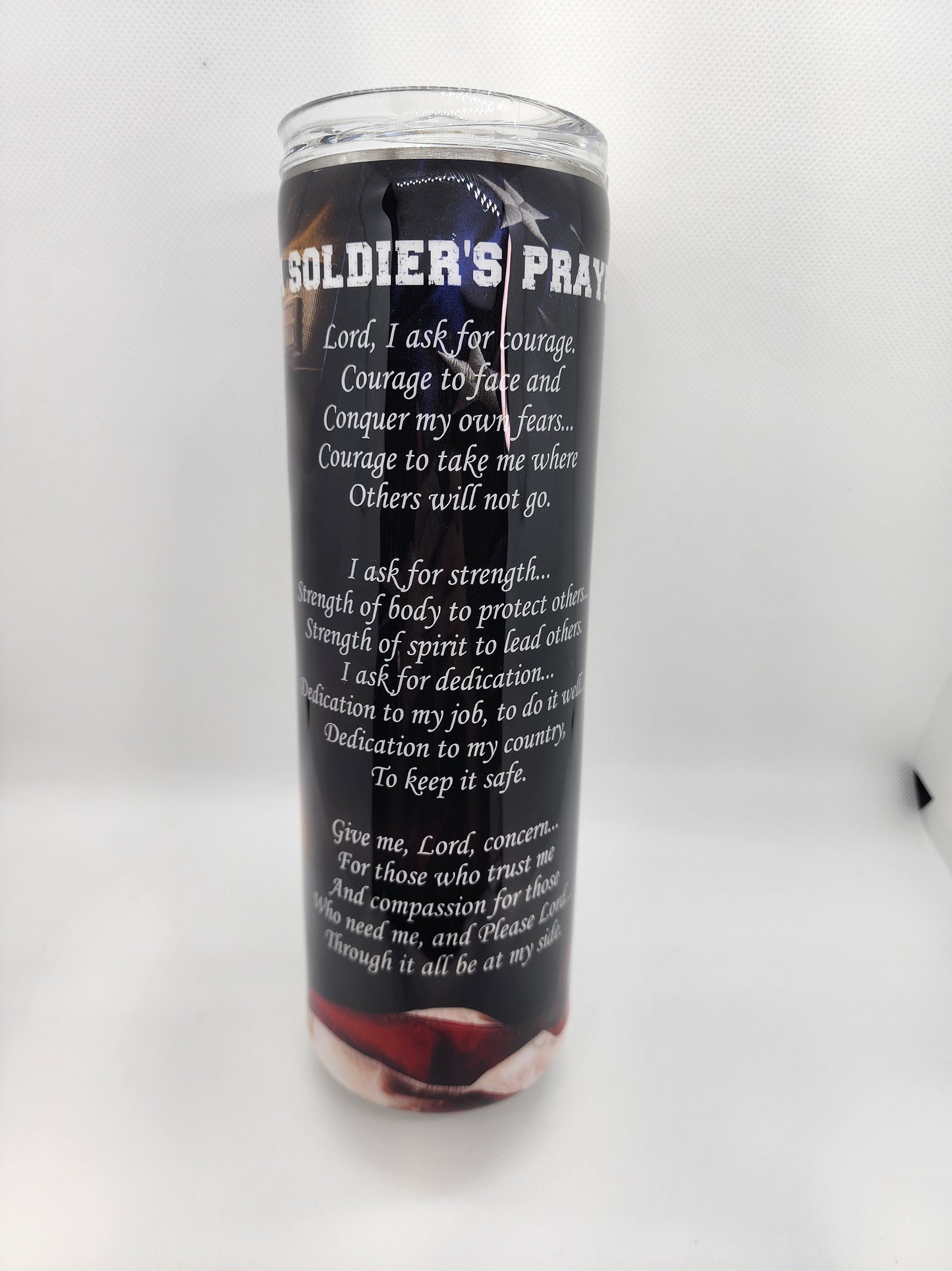 Soldiers Prayer 30 oz. Skinny Tumbler