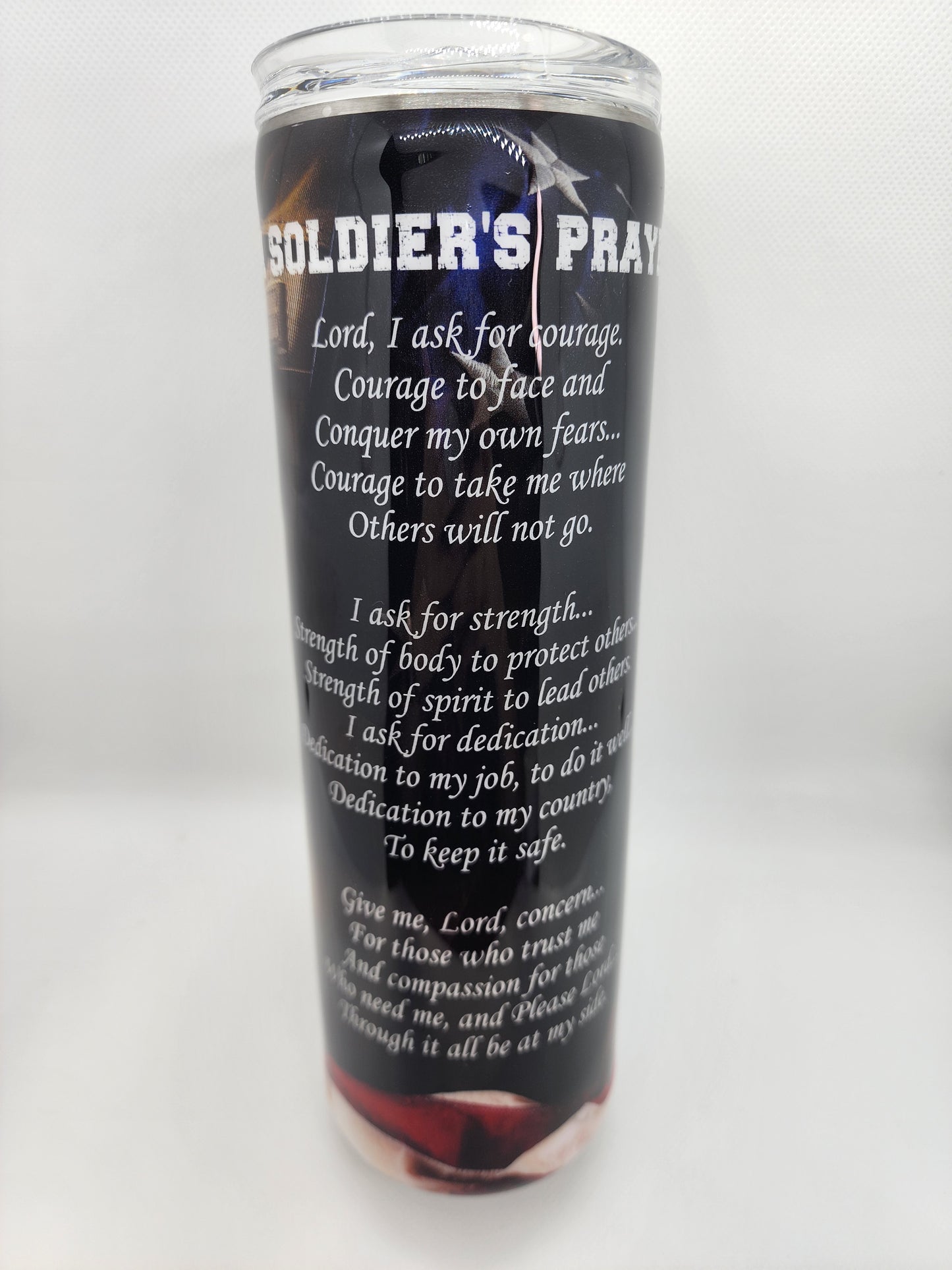 Soldiers Prayer 30 oz. Skinny Tumbler