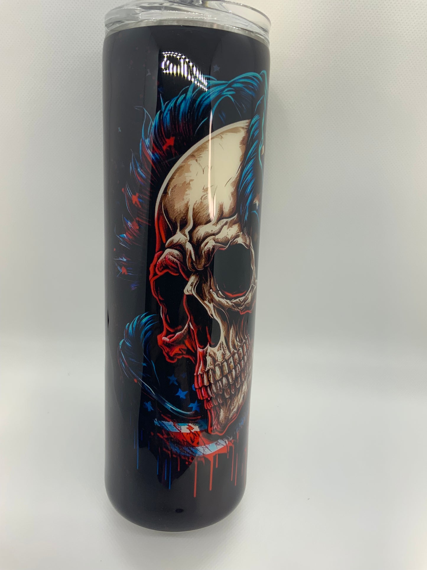 Skull Flag 30 oz. Skinny Tumbler