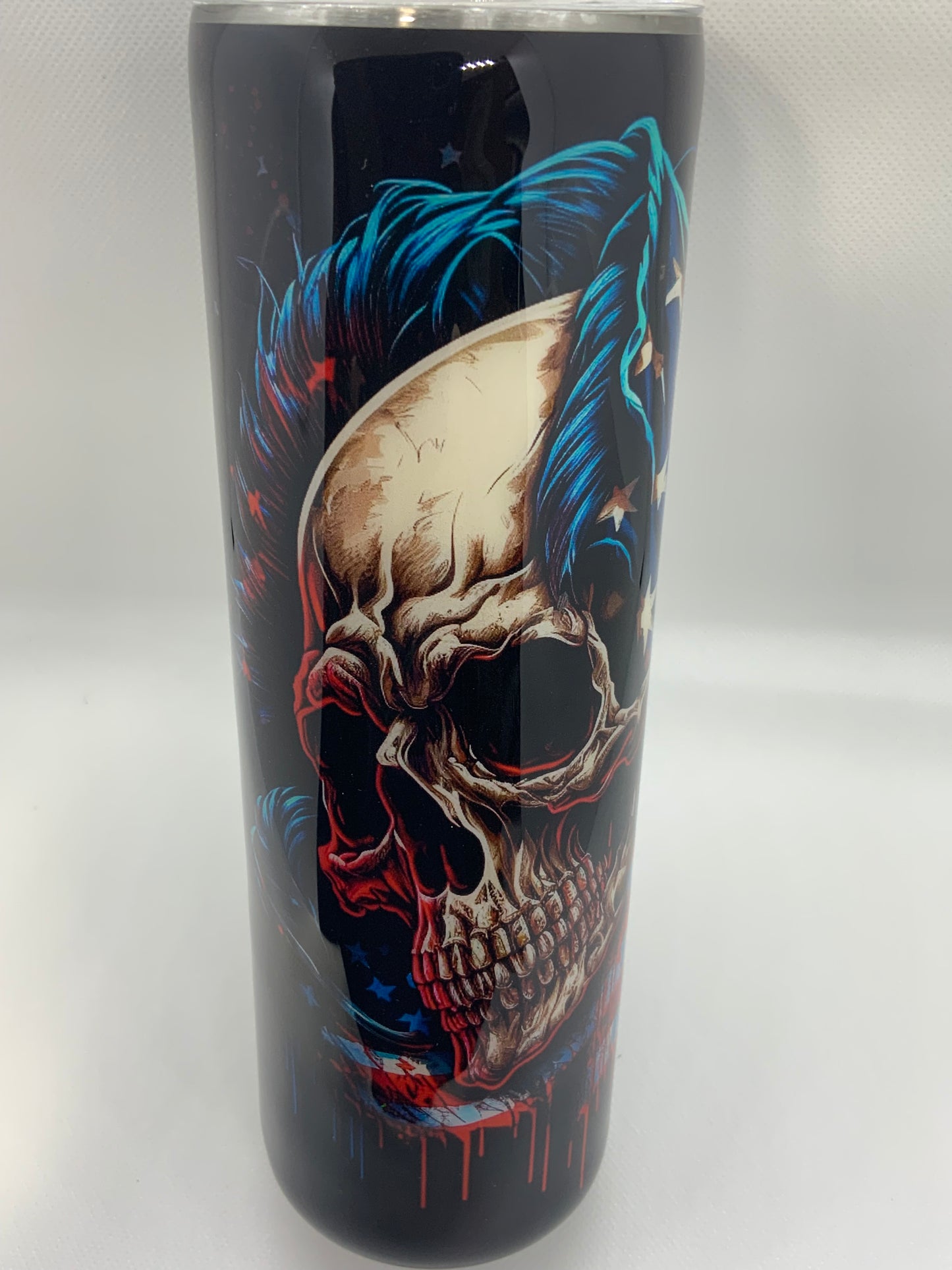 Skull Flag 30 oz. Skinny Tumbler