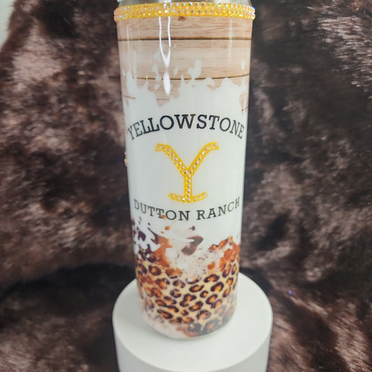 Cowgirl Yellowstone 20 oz. Skinny Tumbler