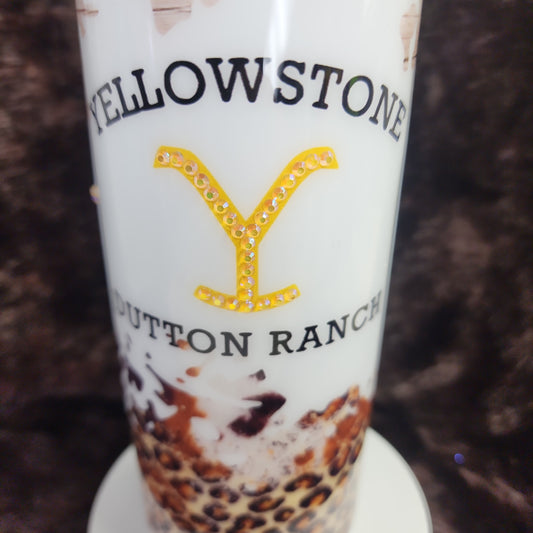 Cowgirl Yellowstone 20 oz. Skinny Tumbler