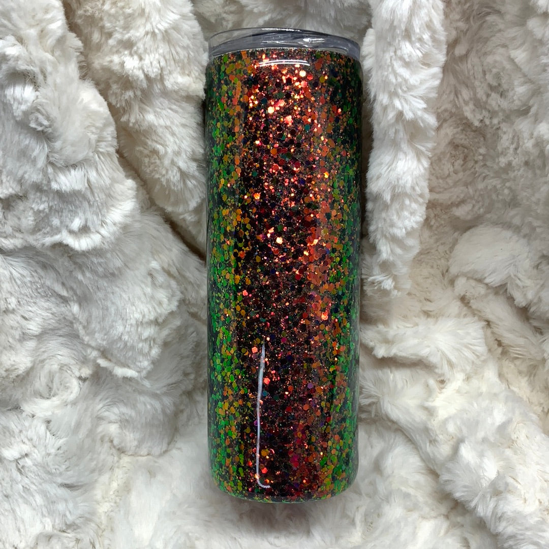 Family Color Changing Chunky Glittered 20 oz. Skinny Tumbler