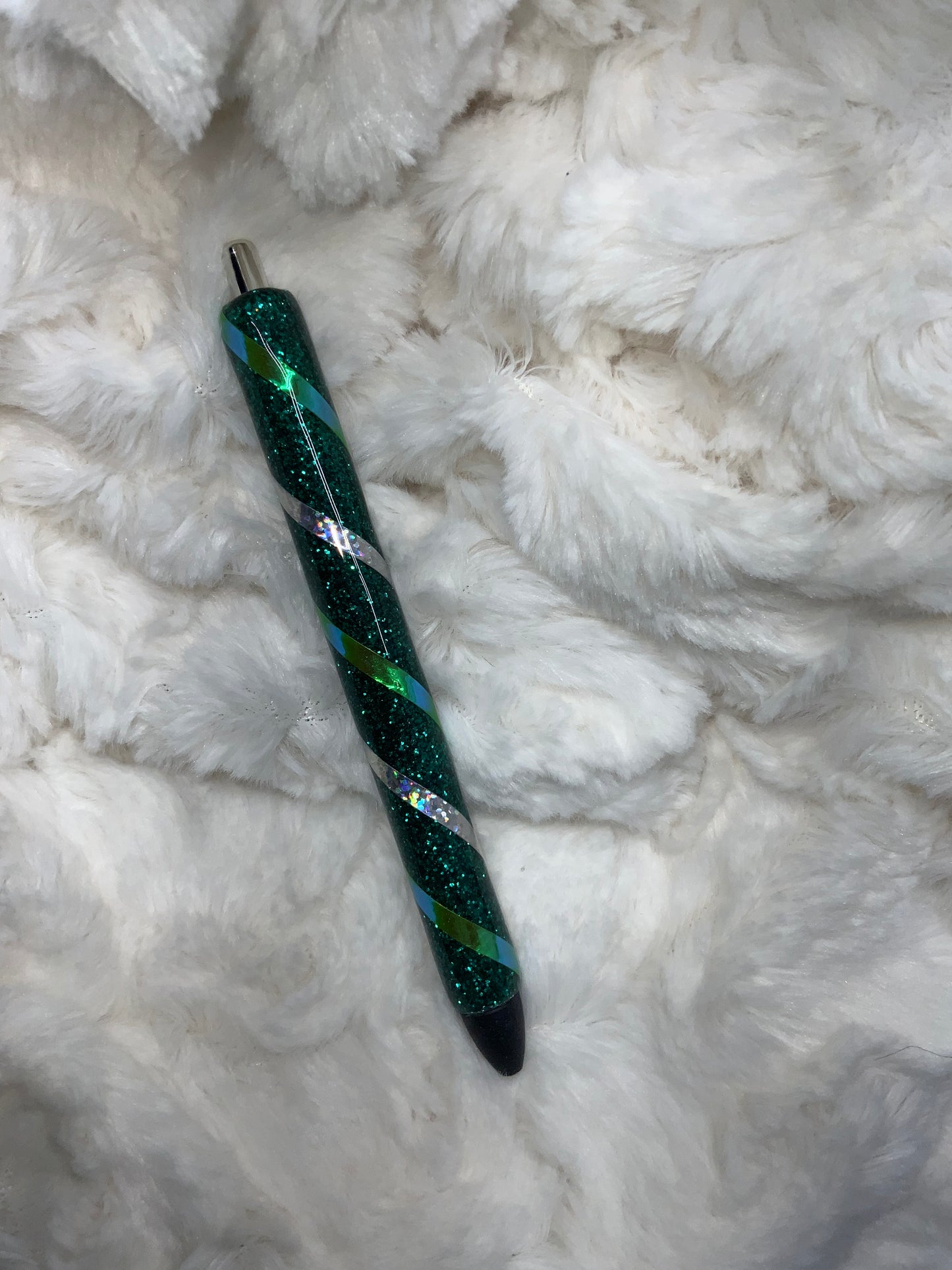 Gel Pen-Green Sparkle