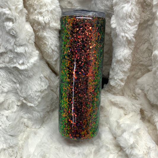 Family Color Changing Chunky Glittered 20 oz. Skinny Tumbler