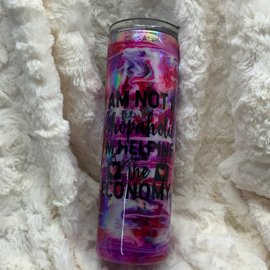 Swirled Shopaholic 30 oz. Tumbler